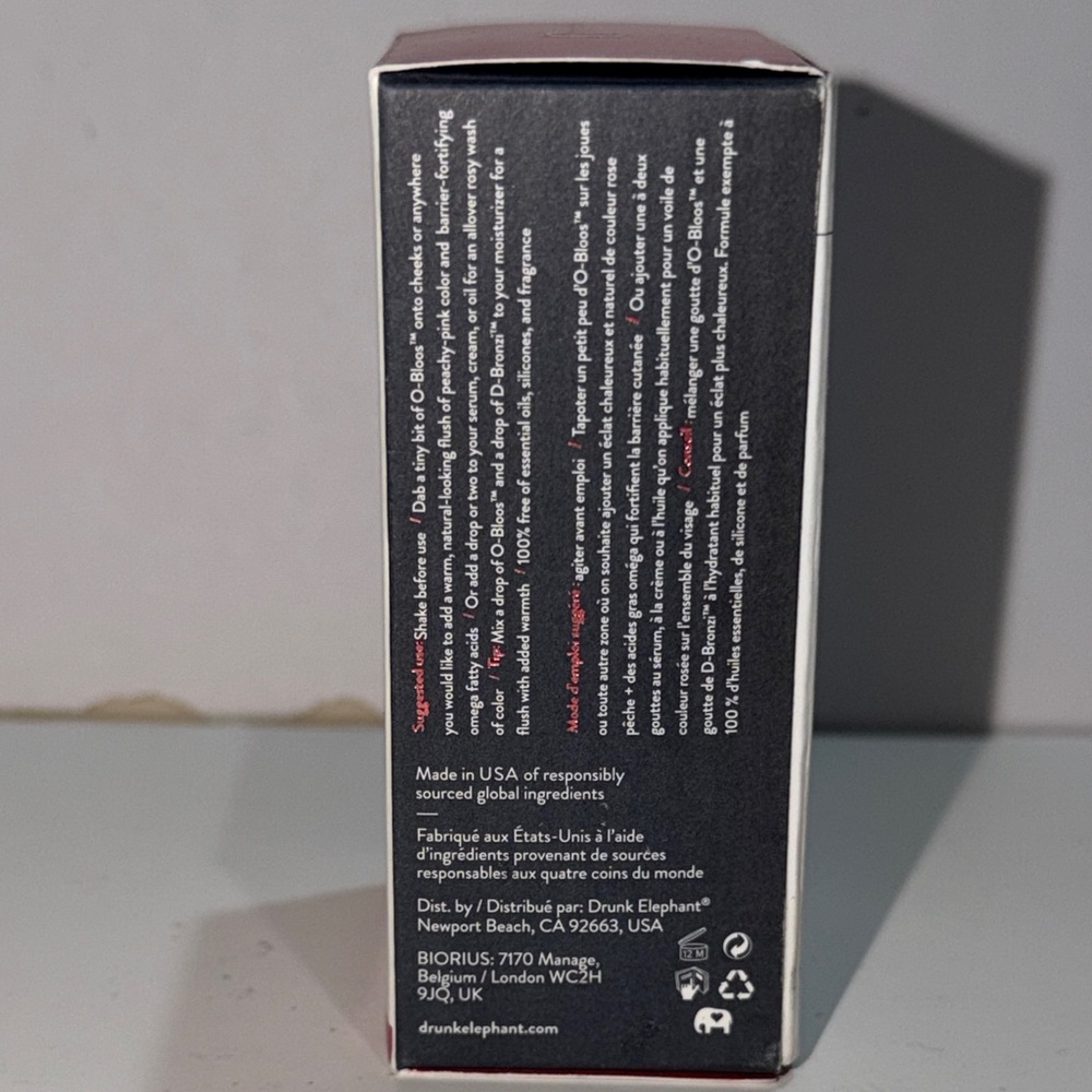 Drunk Elephant O-Bloos Rosi Blush Drops w/Vitamin F F/S 1 Oz. VEGAN NEW IN BOX! - Picture 15 of 15